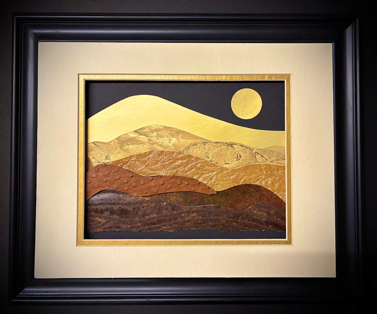 Moonlit Mountains by Donna Cariker 