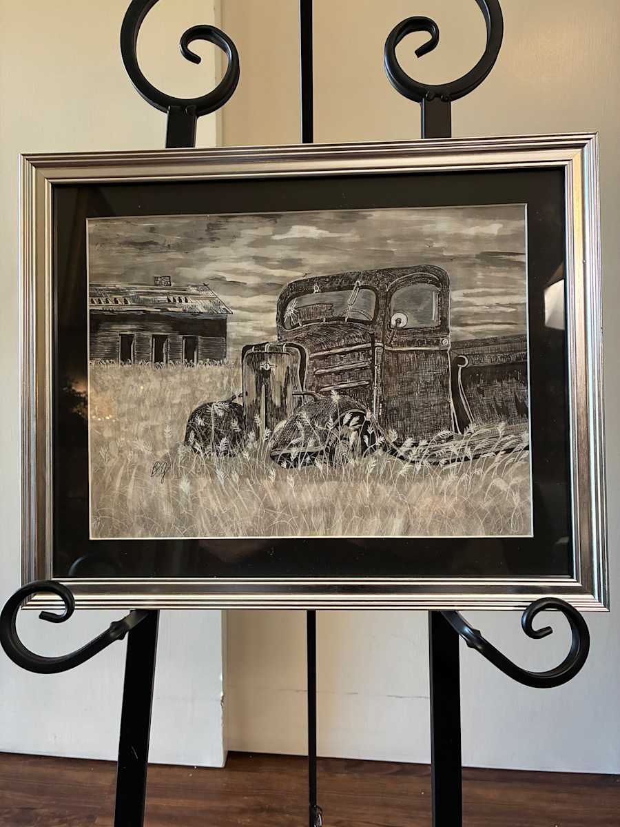 Old Forgotten Truck by Brenda Green 