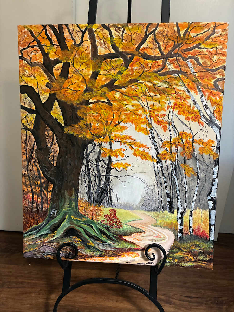 Autumn Trail by Brenda Green 