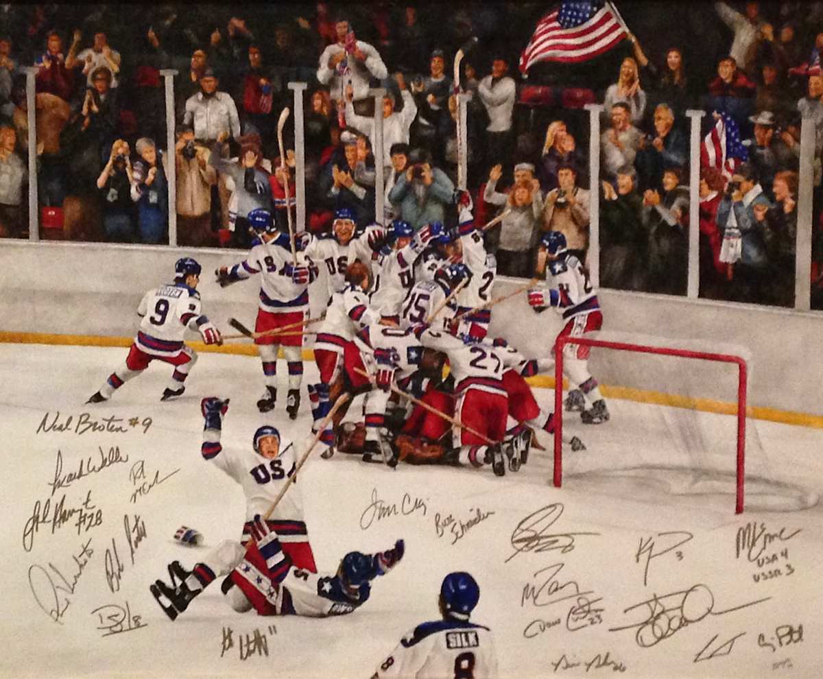 Miracle on Ice by Mark Saczek 