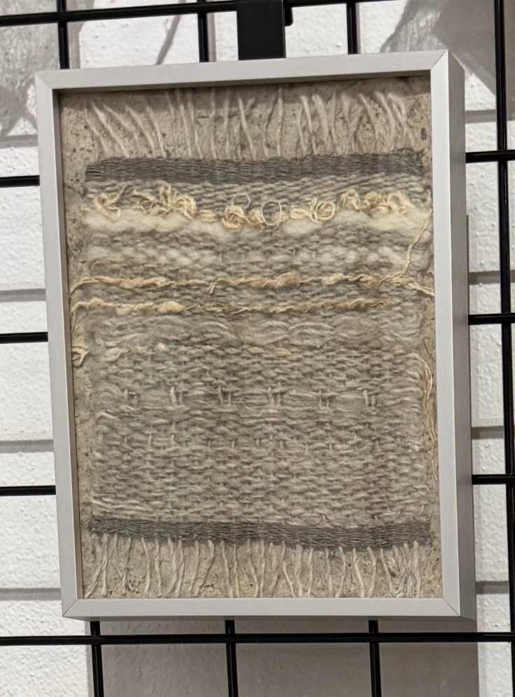 Woven wall hanging 8x10 by Giselle Williams, Image 1.