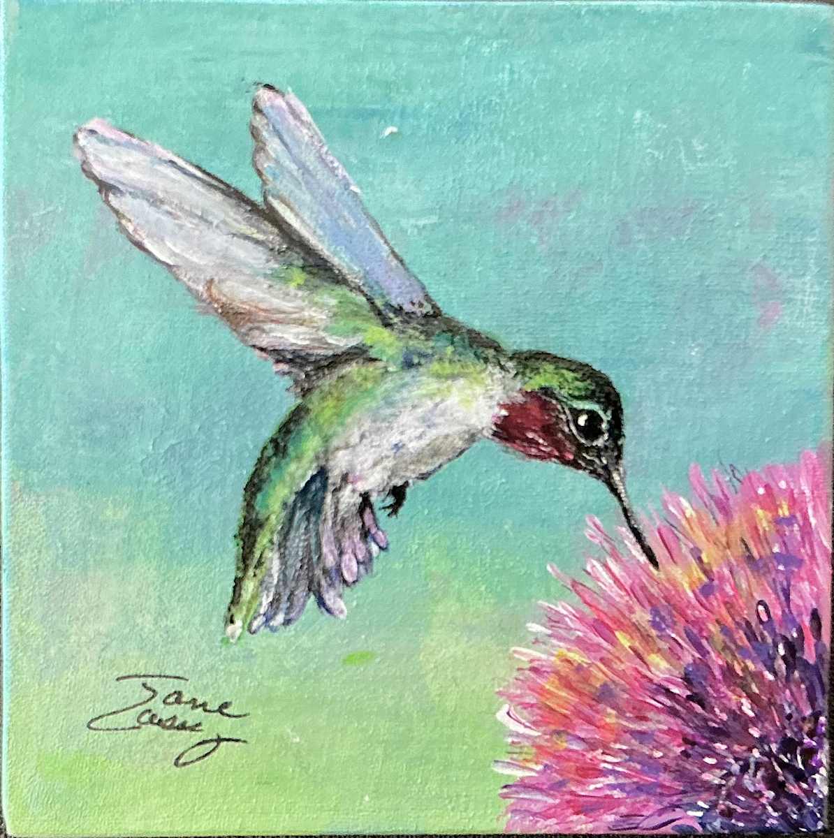 Hummer and Sweet Thistle by Jane Casey 