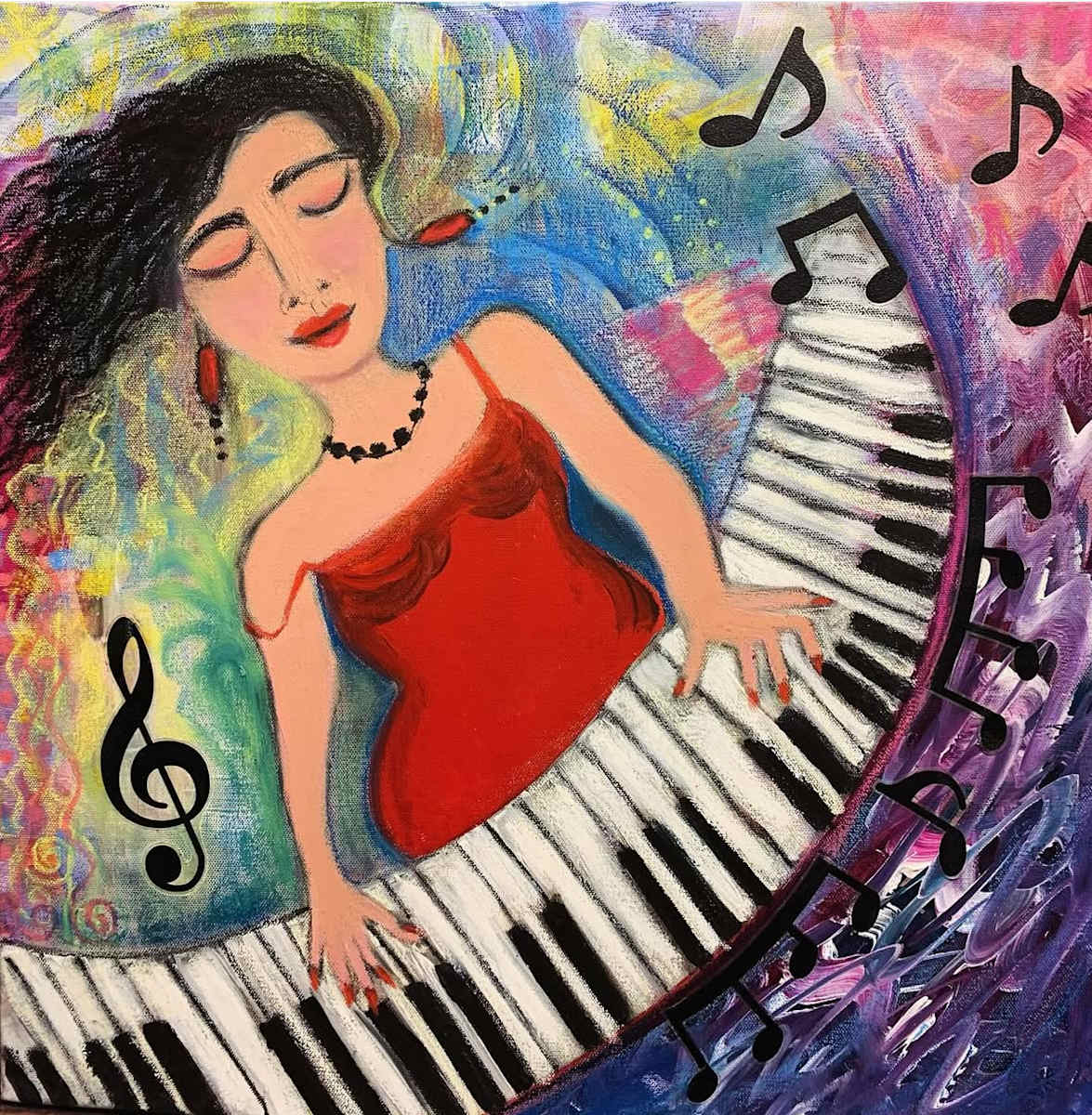 Melody in Red by Jane Johnson 