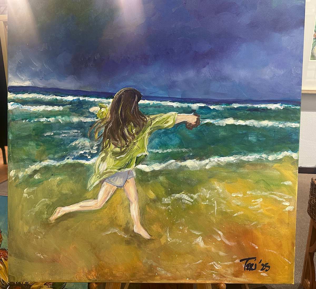 Galveston Rainstorm by Theresa Schiefer, Image 1.