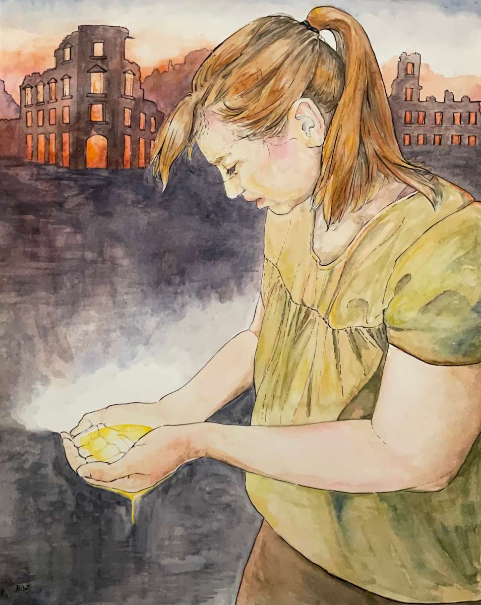 Light Amidst the Ruins by Harmony Dybala 