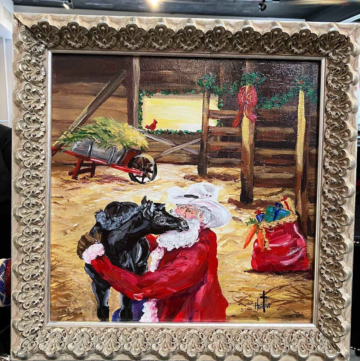 Santa Nuzzles by Heather Burris, Image 1.