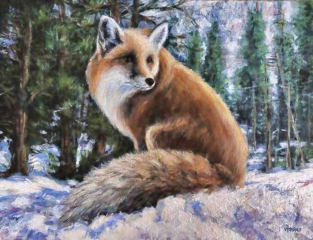 Evening Visitor by Vickie Fears 