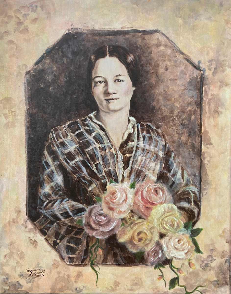 First Lady Julia Gardiner Tyler: “The Rose of Long Island” by Virginia Innes, Image 1.
