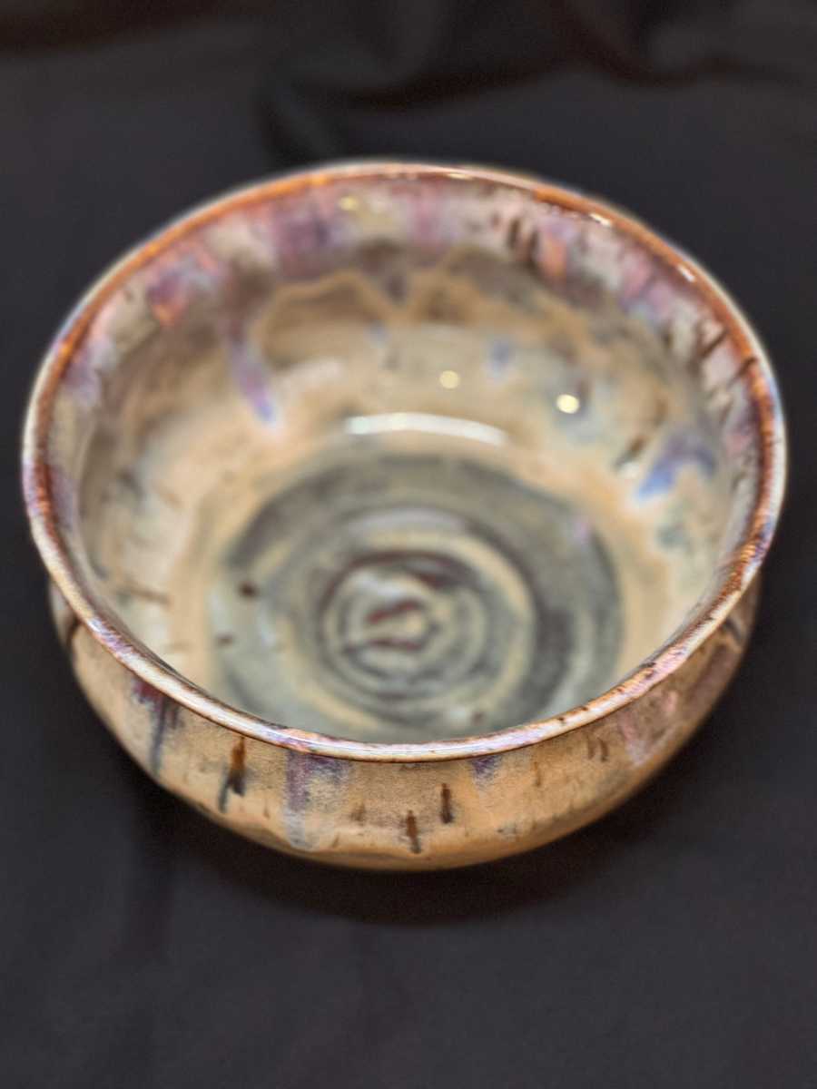 Serving bowl- speckle by Nicole Nalbach 