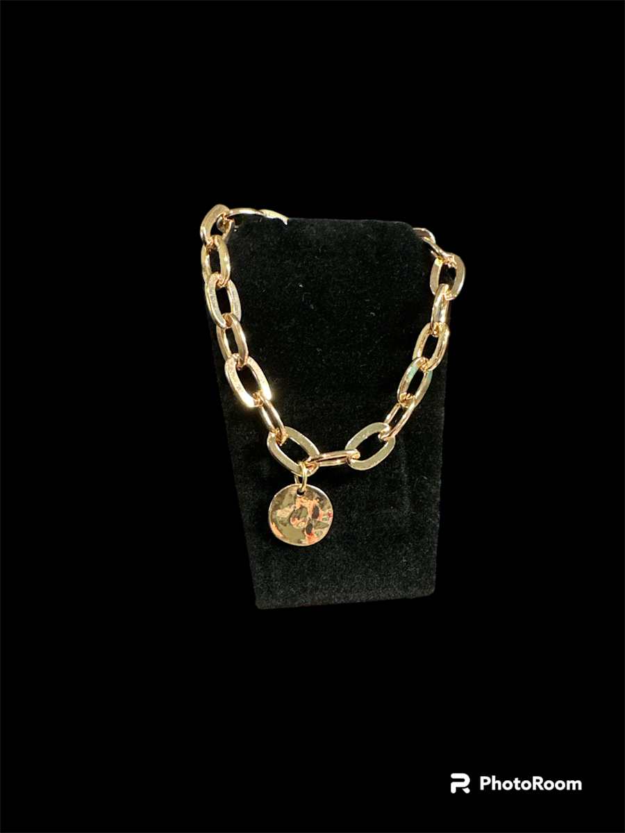 Gold Bracelet by Barbara Miller 