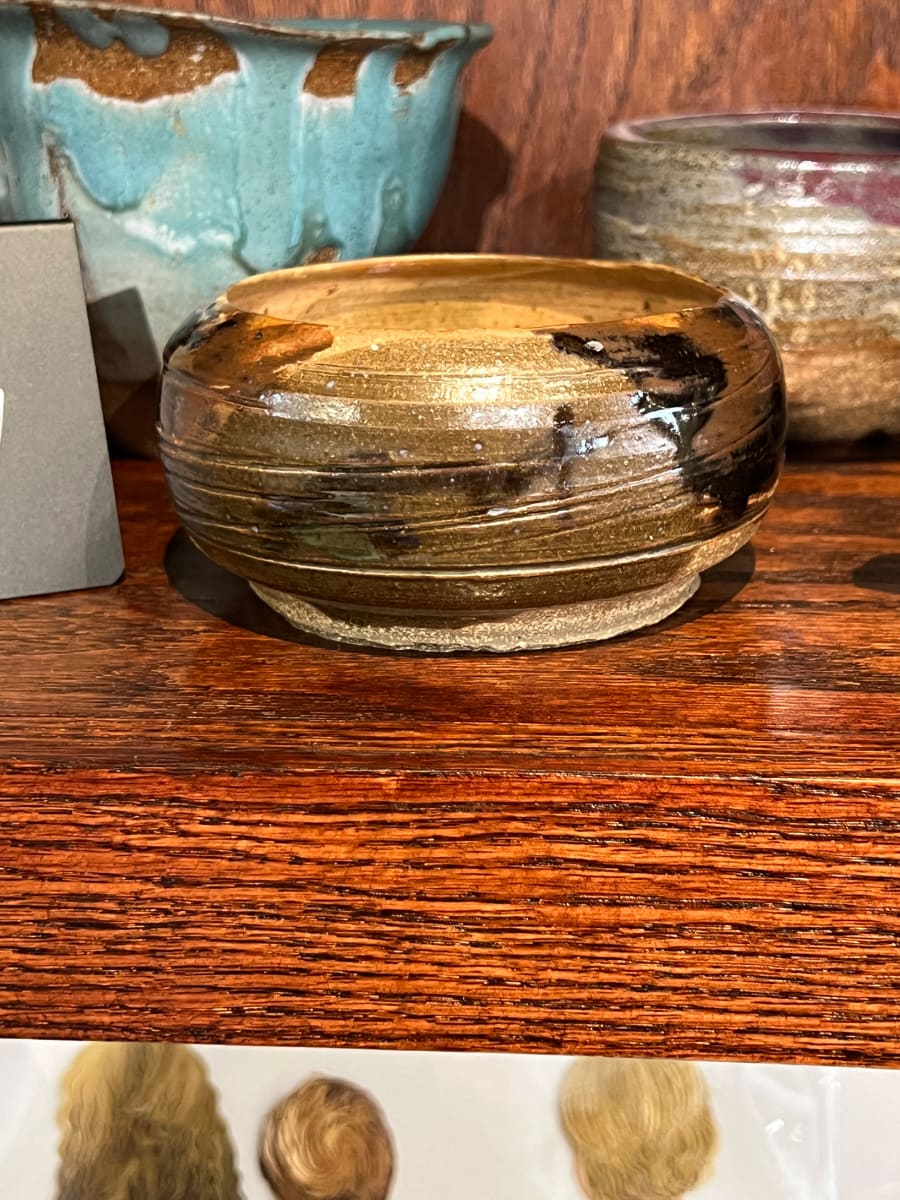 Round Brown Bowl by Serenity Mitchell 