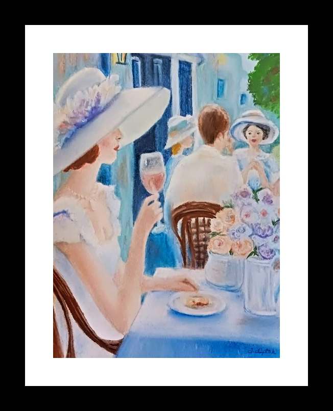 Paris Cafe by Teri Liptak 
