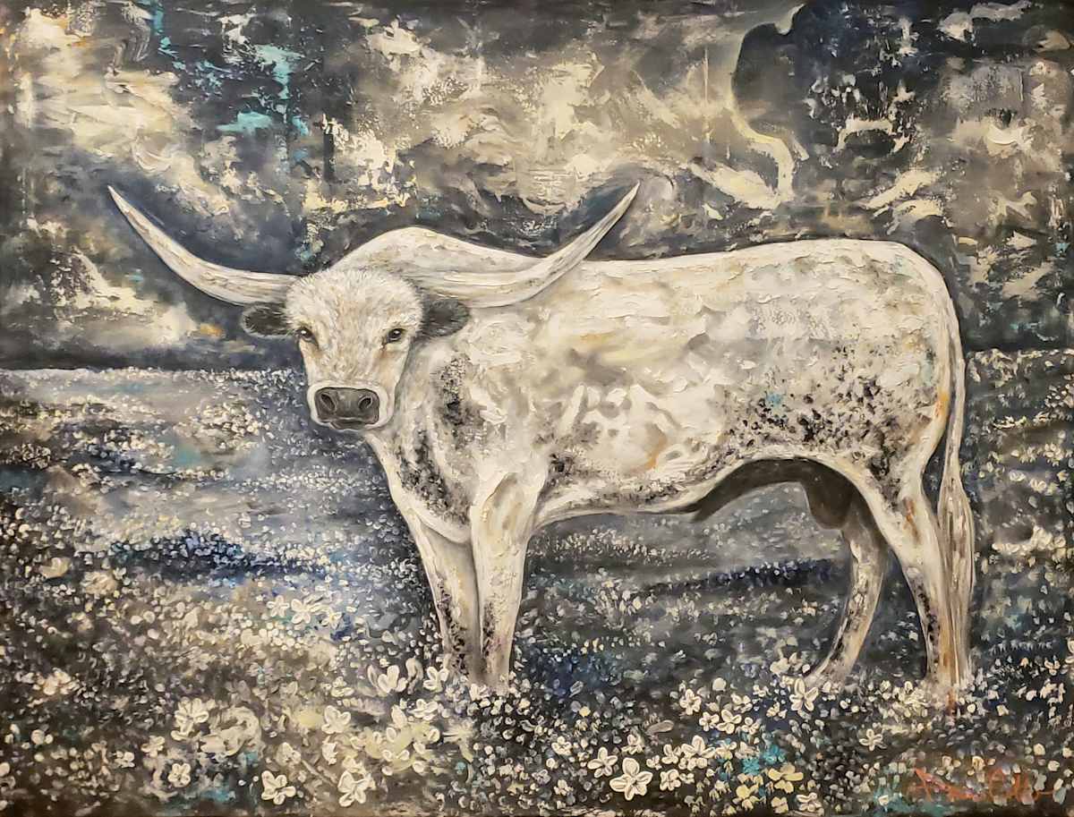 In a Field in Texas by Dorrie Ann Cobb 