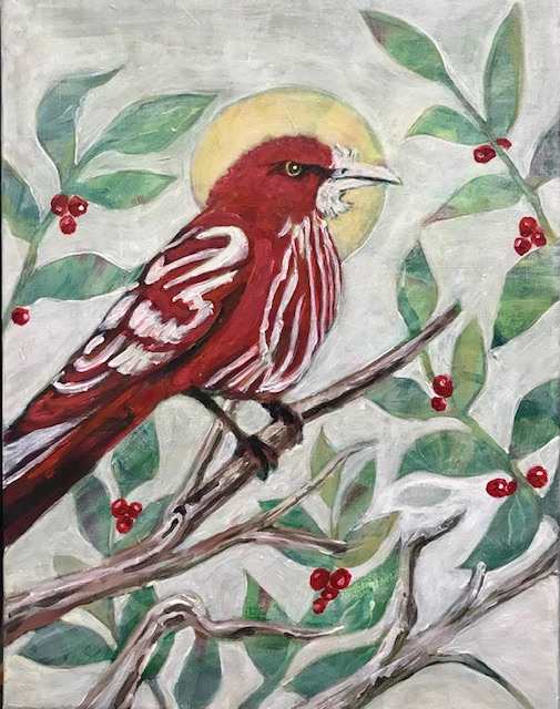 Red Bird by Genie Morgan 