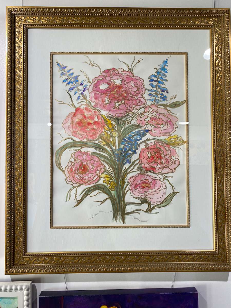 Watercolor bouquet by Susie Robb, Image 1.