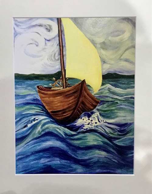 Rough Waters - Print by Genie Morgan 