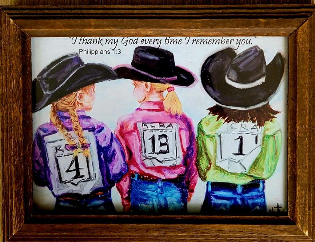 Three Cowgirls by Heather Burris 