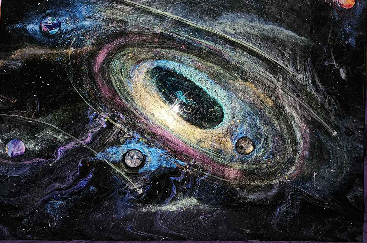 GALAXY IN  MOTION by Pam McAdams  Image: GALAXY IN MOTION