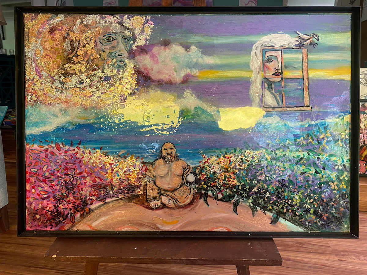 Buddha and friends by Michael Sean Degnan, Image 1.