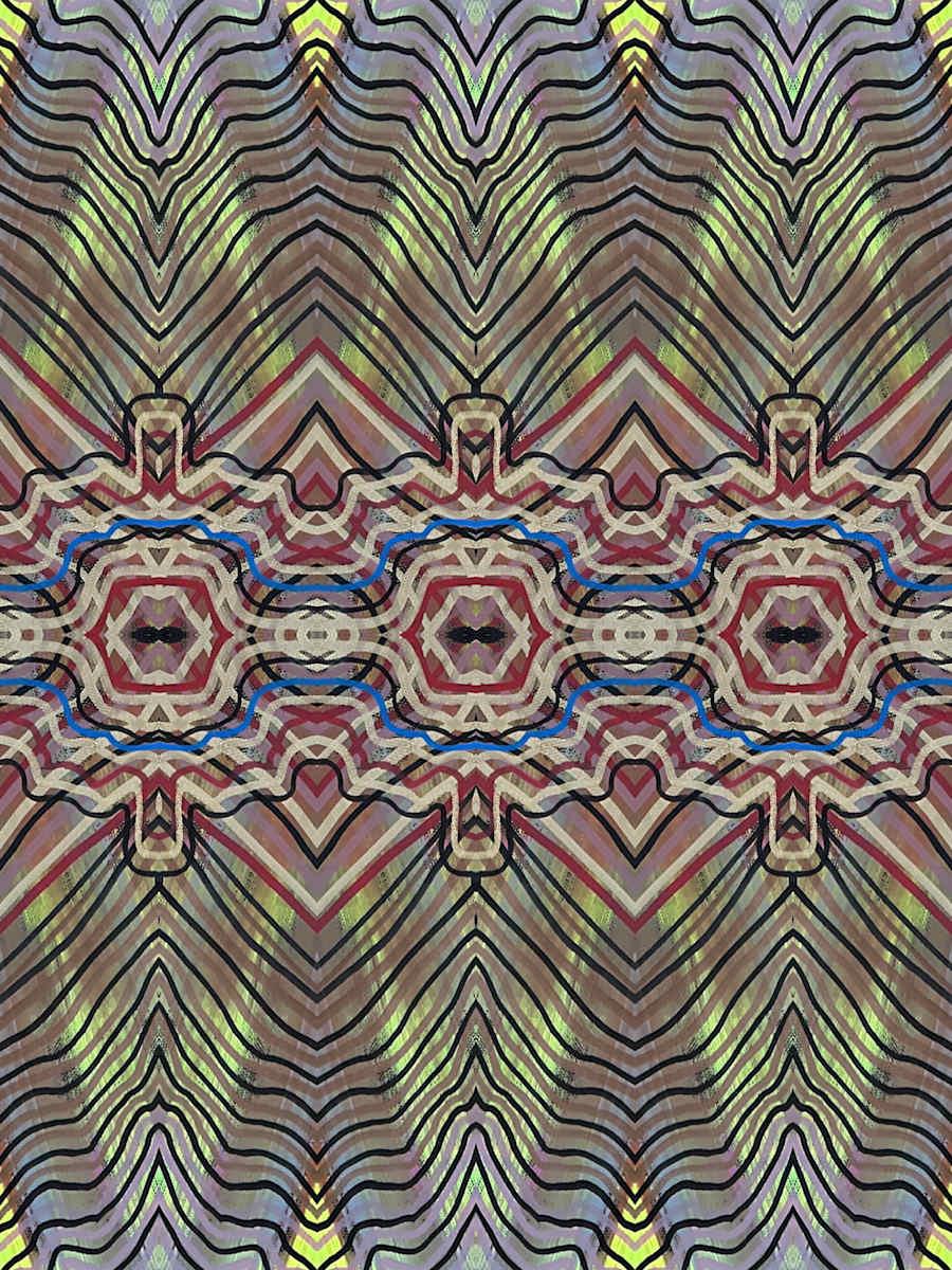 Reason and Rhythm by Annie Beeson  Image: Rhythm meets reason. The repeating lines show us how patterns play a role in each of us. What are your patterns? How do you move in rhythm?