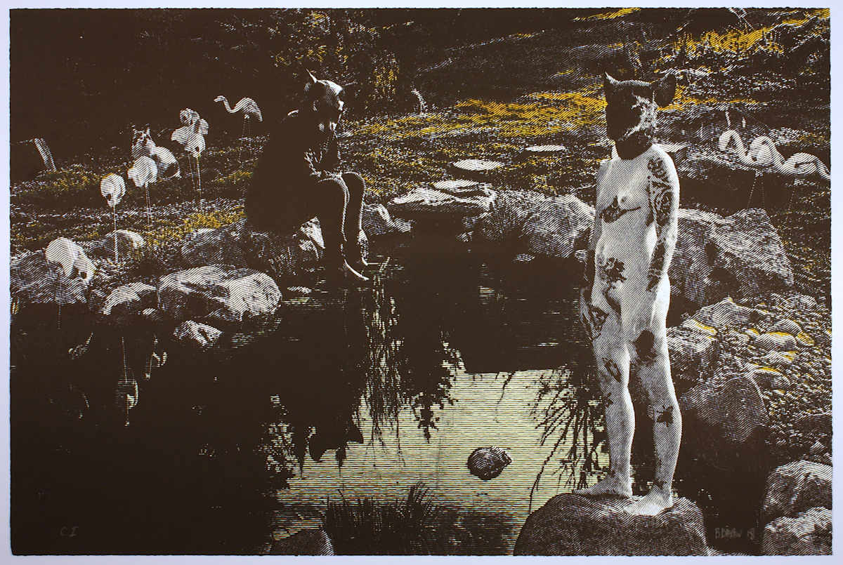 Flamingos by Bonnie Baxter 