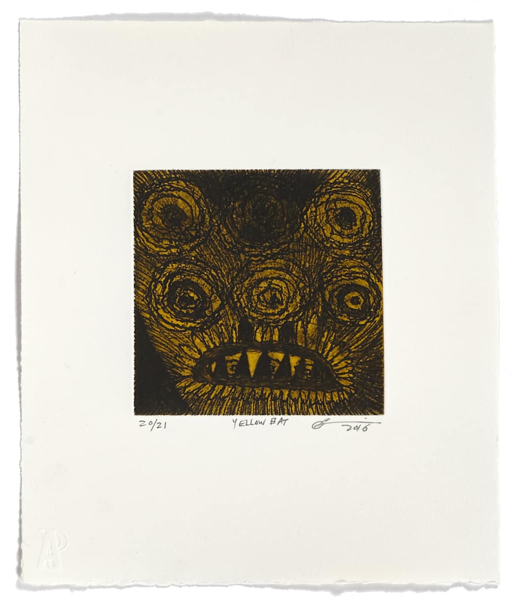 Yellow Bat by Ed Pien 