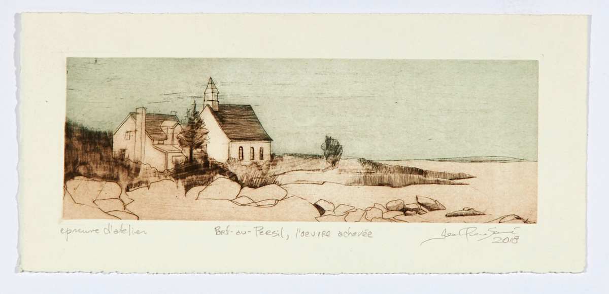 Port-au-Persil, l'oeuvre achevée by Jean-Pierre Sauvé 