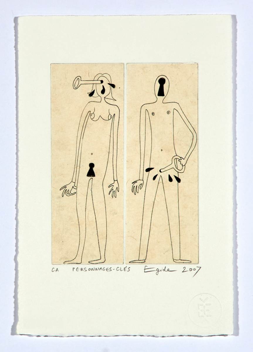 Personnages-clés by Pierre Martin dit Egide 