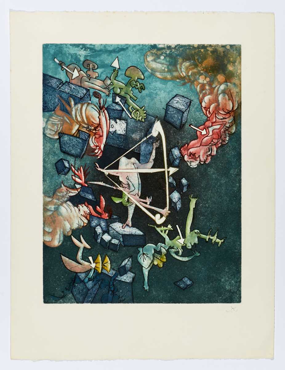 Sans titre 17 (bis) by Roberto Matta 