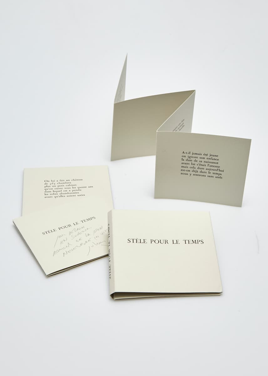 Stèle pour le temps by julius Baltazar-L, Michel Butor-A 