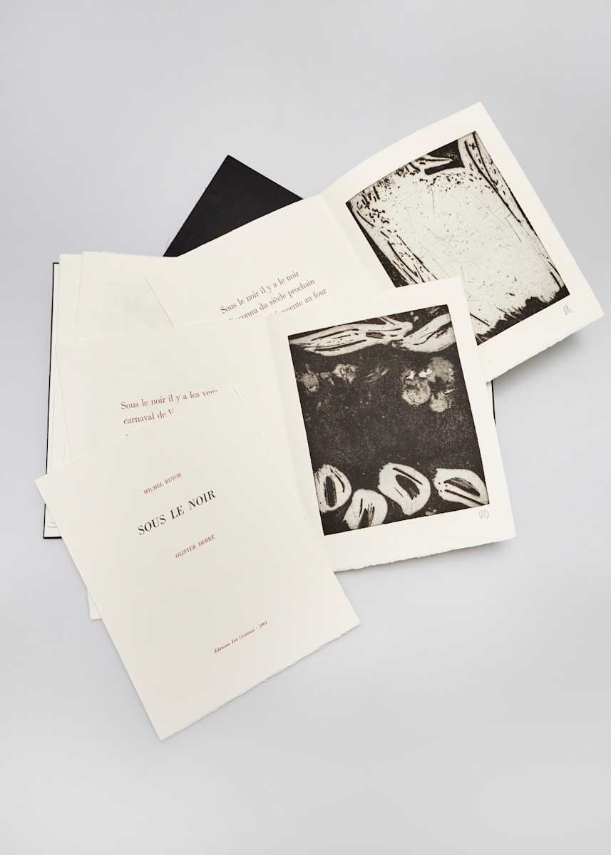 Sous le noir by Michel Butor-A, Olivier Debré-L 