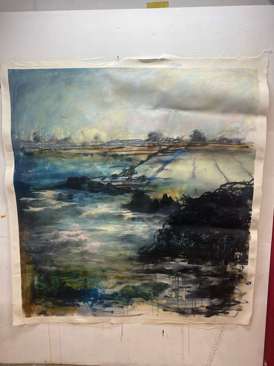Tewkesbury Floods by Jane Clatworthy 
