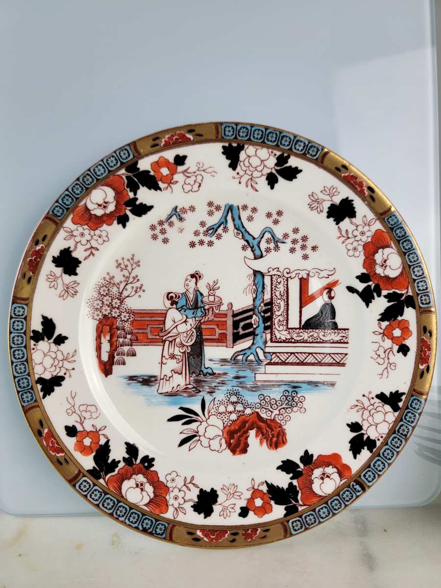 Hanley Great Britain Plates "2359" / Set of 8 