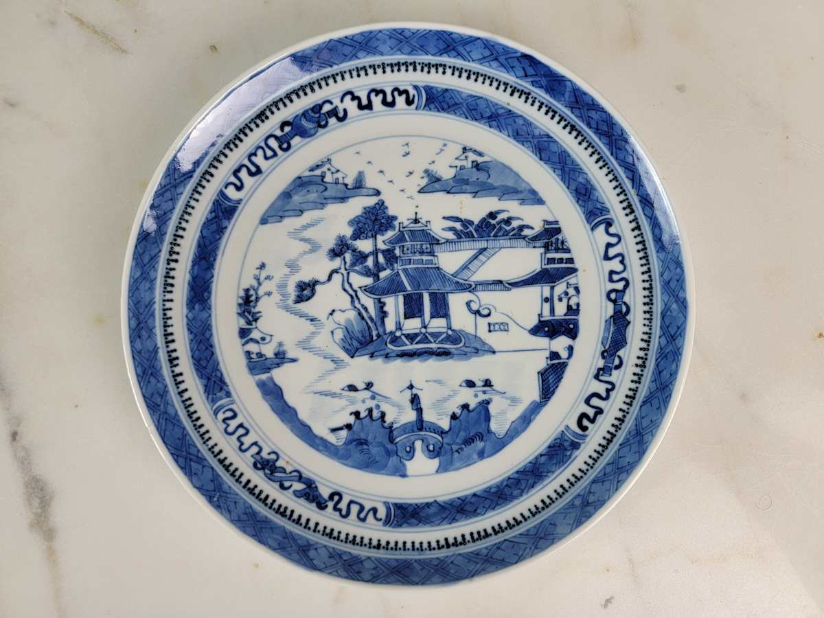 East Asia Plate by Japanese and Chinese Porcelain 