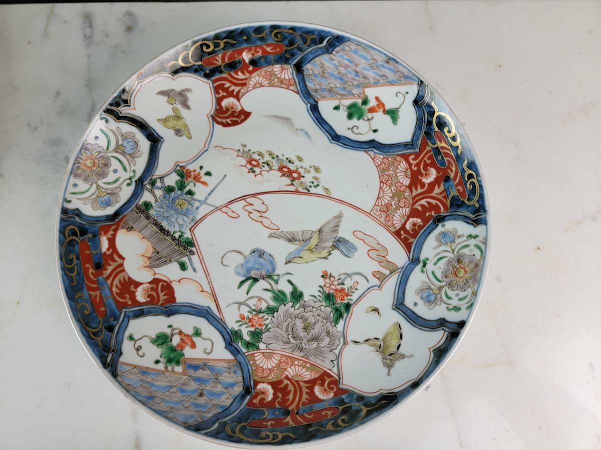East Asia Plate by Japanese and Chinese Porcelain 