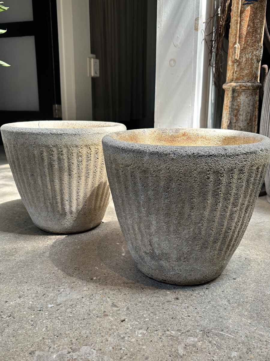 Tapered Planters Pair, Image 1.