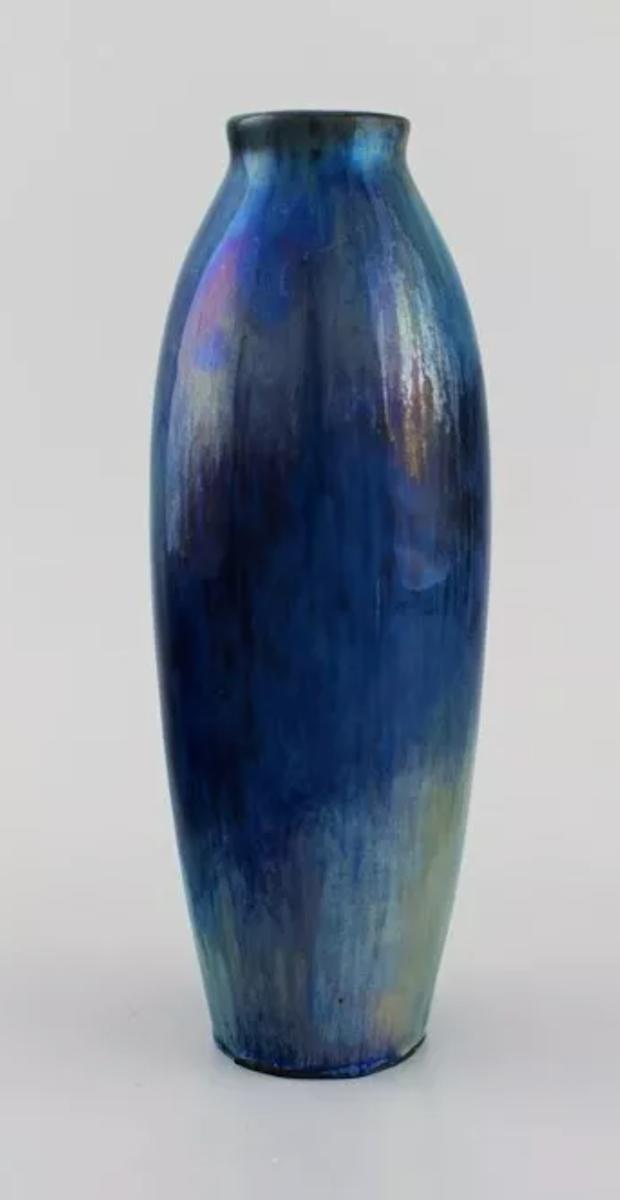 French Luster Glazed Vessel by French Luster Glazed Vessel 