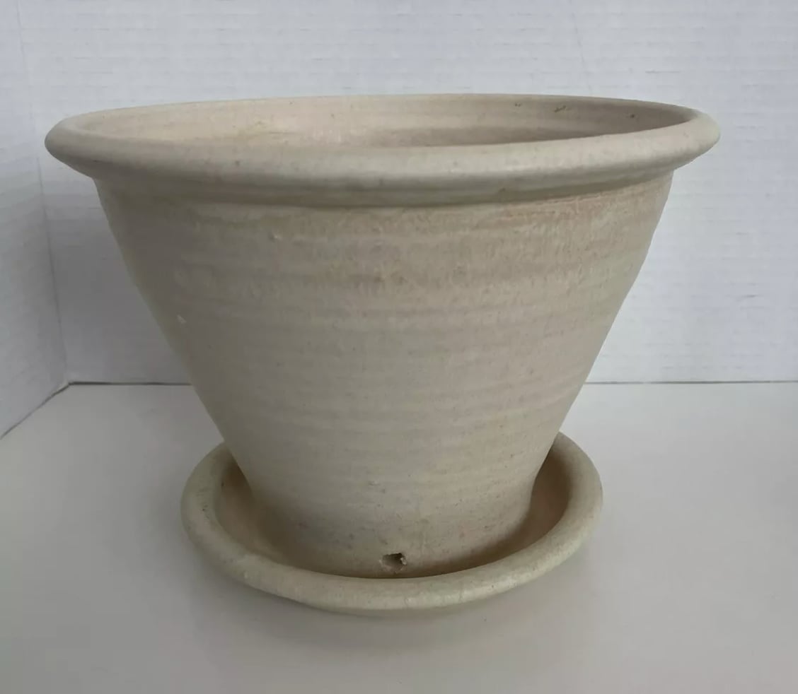 Pewabic Flower Pot by Pewabic Pottery 