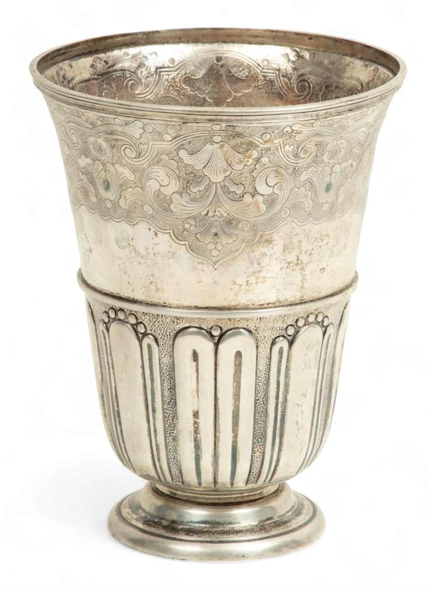 Peruzzi Italian .800 Silver Vase by Fratelli Peruzzi 