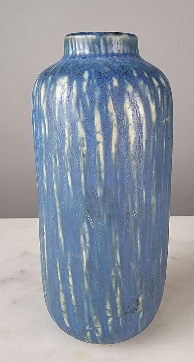 Rorstrand Alpina Series Blue Vase by Gunnar Nylund, Rörstrand 