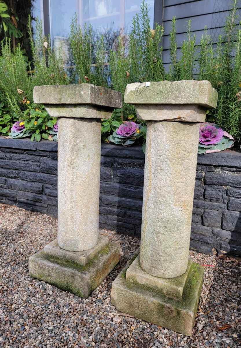 Concrete Columns / Pair 