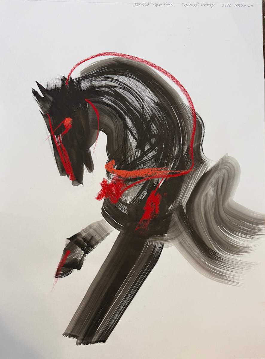 Whirlwind or Windswept Round by Susan L Mueller  Image: Windswept  whirlwind