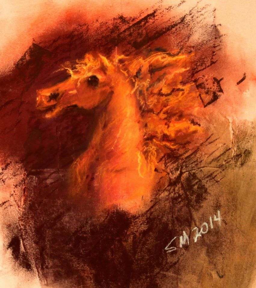 Charioteer Study by Susan L Mueller 