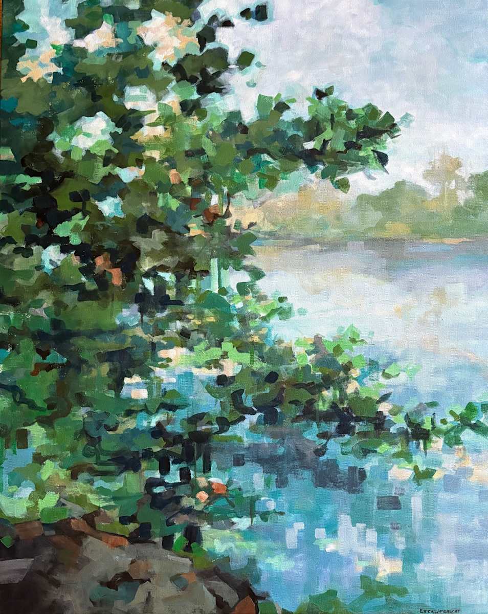 the lake at Fox Brook by Erica Lambrecht 