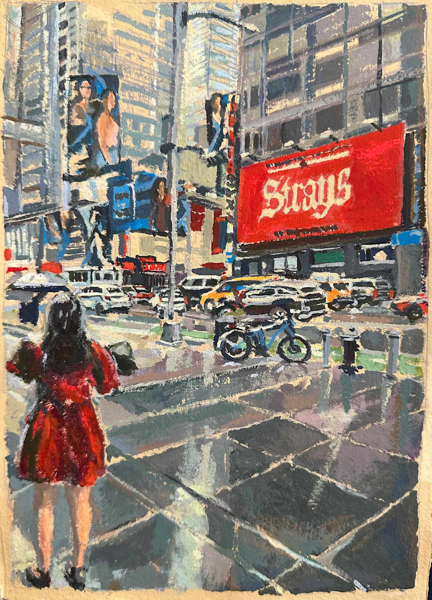 NYC Summer Rain by Marilyn A. Walter 