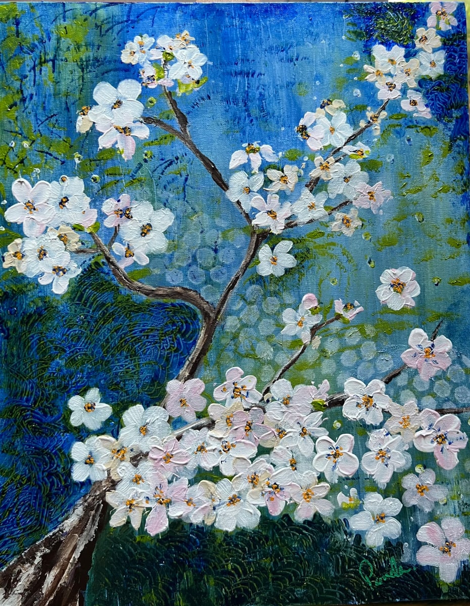 Sakura II by Pamela Roberts  Image: Full image of painting 