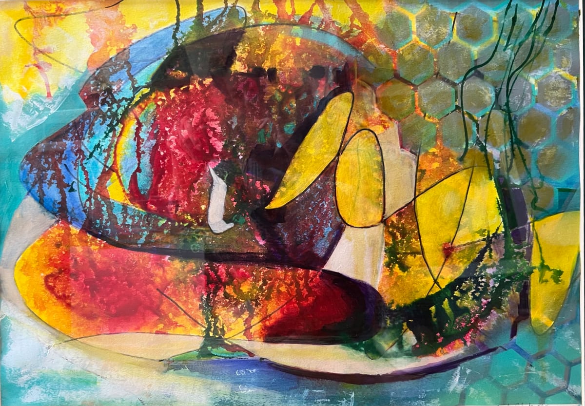 Aruba by Pamela Roberts  Image: Full image of painting without frame