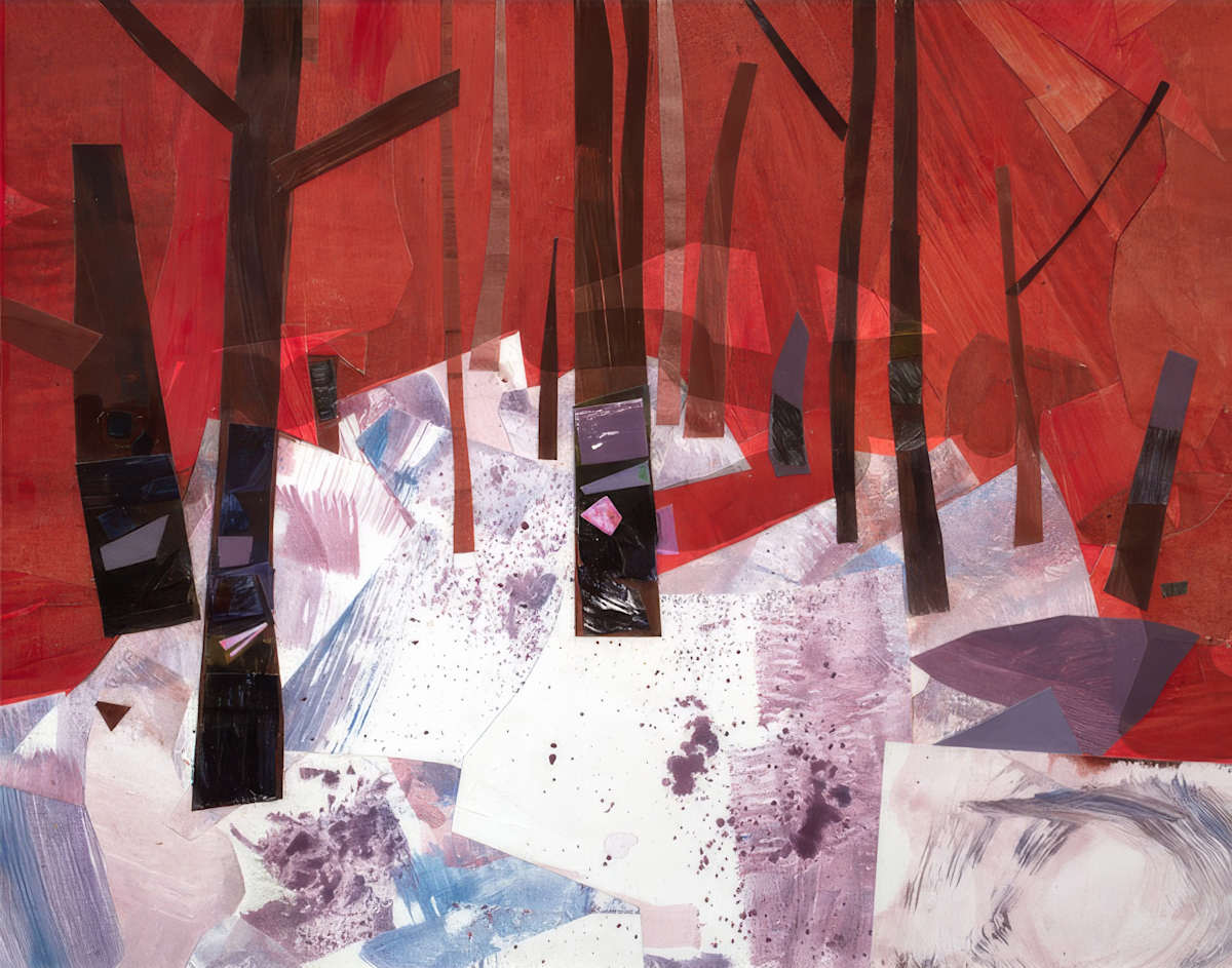 Collage Trees by Joseph Perryman, Image 1.