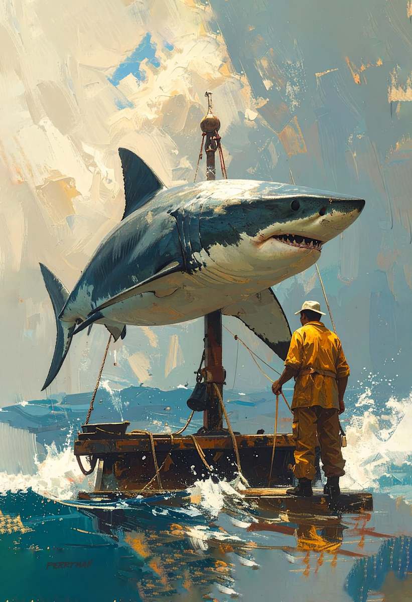Shark on a Scale by Joseph Perryman, Image 1.
