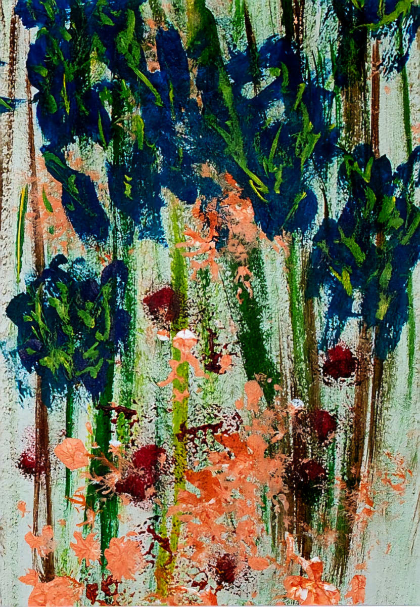 Blue Trees by Lorena Salinas 